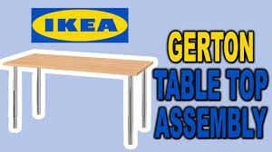 Polyurethane to seal one of the first things i struggled with when i started dabbling in furniture building and refinishing was understanding the difference between polycrylic and polyurethane. Ikea Gerton Table Assembly And Review Clueless Dad Youtube