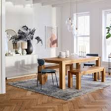 Tahoe Dining Table Natural Oak In 2020 Oak Dining Table Dining Table With Bench Wood Dining Table