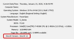 To check the version of directx that you are using, open the run command box using the hotkey windows+r, type in dxdiag and press enter. How To Check Which Version Of Directx Is Installed In Windows 10 Micro Center