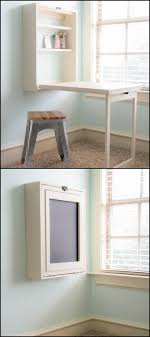 Diy Murphy Craft Table Http Diyprojects Ideas2live4 Com 2015 12 17 Murphy Craft Table If You Ve Got Li Diy Space Saving Craft Table Space Saving Furniture