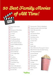 Are you and your kids in the mood for a good laugh? 50 Of The Best Family Movies Of All Time Free Checklist