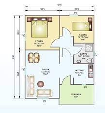 300'den fazla inşaat maliyet hesaplarıyla birlikte; 53 M2 Tek Katli Prefabrik Konut Prefabrik Ev Ve Celik Yapilar