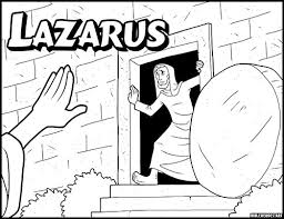 Jesus raises lazarus coloring page. The Heroes Of The Bible Coloring Pages Lazarus Bibleheroes Art Store
