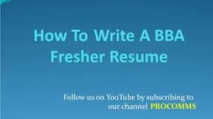 Cv format for business analyst download cv template: How To Write A Bba Fresher Resume Bba Fresher Resume Resume For Bba Graduate Youtube