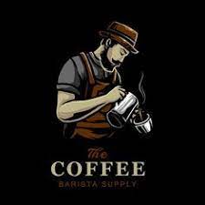 Kofejnye Miksery V Kafe Vektornyj Dizajn Logotipa In 2020 Coffee Shop Logo Design Vector Logo Design Coffee Shop Logo
