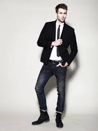 Black Blazer With Jeans Men Costin M Inspired Mens Fashion Fall Outfits Blazer With Jeans Men White Jeans Men
