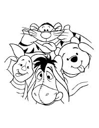 Baby winnie the pooh and friends coloring pages. Winnie The Pooh Drawing All Characters Novocom Top