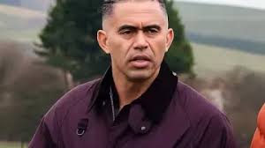 Barbour International Mechanical A7 Jacket Chalk worn by Vinnie O'Neil  (Joseph Gilgun) as seen in Brassic (S05E06)