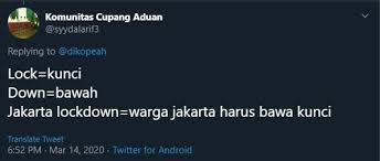 Lockdown browser® is a custom browser that locks down the testing environment within a learning management system. Pelesetan Arti Lockdown Ala Netizen Ini Kocak Banget