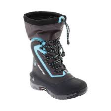 womens baffin flare snow boot size 5 m charcoalteal