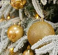 Amazon.com: JORNOY Christmas Tree Ornaments Set, 47 Pack Assorted  Shatterproof Hanging Balls Decorations, Plastic Bulbs Bulk with Lanyard for  Home ...