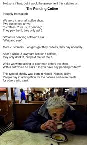 4,639 likes · 2 talking about this. Suspended Coffee Dank Dieser Kampagne Trinken Arme Menschen Kostenlos Kaffee