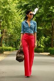 9 Ways To Wear Red Pants Outfits At Work Red Pants Outfit Fashion Fashion Outfits