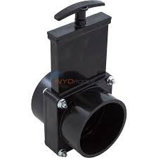7301) 3" Valve, SxS, ABS-Black (7301) - INYOPools.com