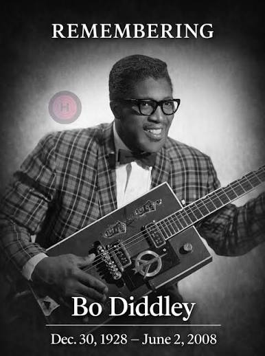 REMEMBERING Bo Diddley 🕊️🎸 Dec. 30, 1928 — June 2, 2008 On what would've  been his 97th birthday, we honor one of the true architects of rock & roll. Bo  Diddley didn't