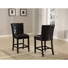 Modus Bossa Counter Height Parsons Stool In Black Leatherette Set Of 2 Modus Furniture Furniture Parsons Chairs