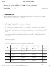 Ch 06) observing steel wool burning: Student Response Pivot Interactives3 Pdf Student Response Pivot Interactives Sec On 03 Forces And Electric Charge I Force Vs Distance Arion Course Hero