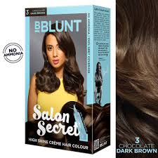 Getting chocolate brown hair will only be difficult if you are naturally very light blonde. Buy Bblunt Salon Secret High Shine Creme Hair Colour Chocolate Dark Brown 3 Online At Best Prices In India Hecmo
