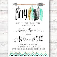 Tribal Baby Shower Invitation Boy Tribal Boy Baby Sprinkle Invitation Tribal Aztec Arrow And Feather Boy Baby Shower Invitation For Boy Boho Baby Shower Invitations Arrow Baby Shower Baby