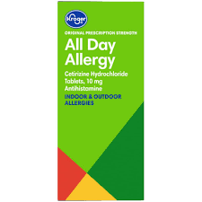 Kroger Kroger All Day Allergy Antihistamine Tablets 10mg 30 Ct In 2021 Runny Nose Allergies Watery Eyes