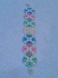 Athena Bracelet From Deborah Roberti S Around The Beading Table I Used A Spring Pastel Mix And Wh Jewelry Making Tutorials Jewelry Patterns Super Duo Beads