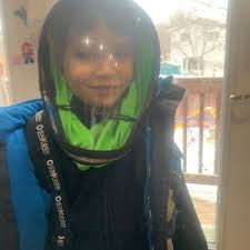 Fully Closed Hooded Kids Shiled , Hooded Face Shield, Anti Fog Child, Face  Hood Mask, Protective Face Wear, Zipper Shield by Aakasha A40960