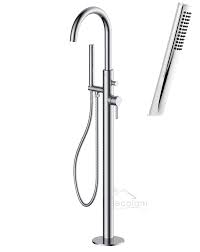 Mit den standarmaturen von stoneart design, die für badewannen und waschbecken abgeboten werden, sind der kreativen freiheit keinerlei grenzen mehr gesetzt. Freistehende Standarmatur Fur Badewanne Wannenarmatur Stehend Mit Handbrause Y1233 Chrom Ecolam