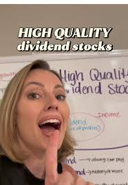 Dividend stocks for beginners and how to find QUALITY dividend stocks!  Finally got my whiteboard out again!!!! We make money off of stocks via  capital appreciation (stock goes up in value) or in the ...