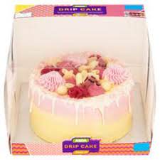 We've created a celebration cake that uses sponge soaked in a pink gin flavouring. Asda Drip Cake Asda Groceries Drip Cakes Online Food Shopping Food