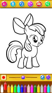 Gambar mewarnai little pony hd belajar menggambar dan mewarnai gambar kuda poni fluttershy my little pony untuk anak anak. Mewarnai Kuda Poni For Android Apk Download