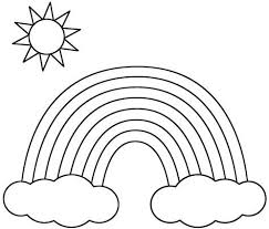 Rainbow Coloring Page Coloring Pictures For Kids Preschool Coloring Pages Free Printable Coloring Pages