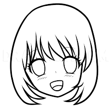 Anime drawings sketches kawaii drawings easy drawings chibi sketch art drawings sketches cute drawings amazing drawings beautiful drawings drawings of eyes. How To Draw An Anime Face For Beginners By Dawn Dragoart Com Anime Face Shapes Anime Face Drawing Anime Drawings For Beginners