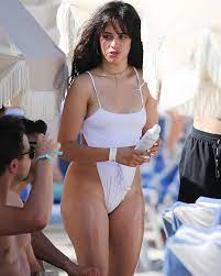 Their miami beach outing came during his day off from performing; Camila Hoy En Miami Camila Cabello Camilacabello Senorita Finduagain Southoftheborder Mipersonafavorit White Bikini White Swimsuit Celebrity Pictures