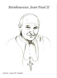 In celebration of the new catholic pontiff, pope francis (the former jesuit cardinal jorge mario bergoglio), i drew a coloring page to share. John Paul Ii Coloring Page Shefalitayal