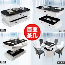 One of our most popular products is the convertible coffee table to work table to dining table. Round Multifunctional Coffee Table Dining Table Dual Use Living Room Electric Lifting Intelligent Furniture Tempered Glass Small Apartment Folding Zoppah Com Zoppah Online