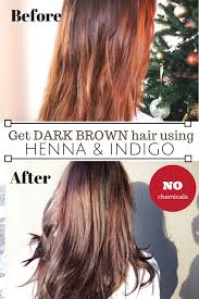 Whereas chemical hair dyes use ammonia or an equivalent to lift the hair's cuticles and deposit the colour on. How To Dye Your Hair Dark Brown Using Henna And Indigo Brown Hair Using Henna Brown Hair Henna Indigo Hair