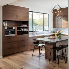 Elegant Modern Kitchen Design Modernkitchen Small Modern Kitchens Kitchen Inspiration Modern Walnut Kitchen Cabinets