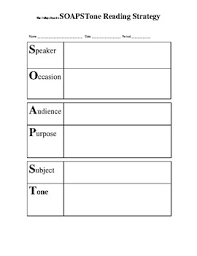 Soapstone Reading Strategy Worksheet By Dren Productions Tpt