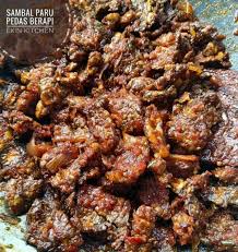 .paru pedas #parubalado tips membersihkan paru dendeng balado enaknya kebangetan cara membuat sambel goreng paru pete super lezat. Resepi Sambal Paru Pedas Berapi Sedap Pjj Masakan Letop Facebook