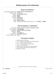 Senago, 20/01/2016 dichiarazione ce di conformità / ec declaration of conformity / déclaration ce de conformité / eg konformitätserklärung / declaración ce de conformidad i motori elettrici asincroni del tipo / electric asynchronous. Dichiarazione Di Conformita Modulistica In Base Al Dm 37 08