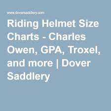 Riding Helmet Size Charts Charles Owen Gpa Troxel And More Riding Helmets Size Chart Helmet
