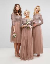 Love This From Asos Long Sleeve Bridesmaid Dress Modest Bridesmaid Dresses Asos Bridesmaid Dress