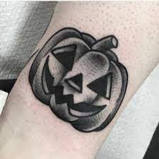 All the candy spilling out seems to add to the cuteness! Jack O Lantern Tattoo By Jeroen Van Dijk Tattoogrid Net