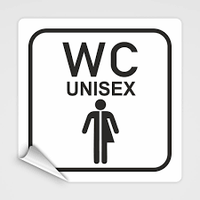 Entdecke rezepte, einrichtungsideen, stilinterpretationen und andere ideen zum ausprobieren. Wc Hinweisschild Wc Schild Gender Neutral Unisex