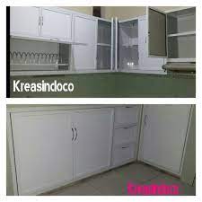 Project kitchen set aluminium acp dengan warna invory white, total. 21 Kitchen Set Aluminium Putih Paling Top