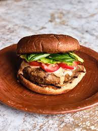 Grillable Tofu Burgers Recipe Tofu Burger Food Processor Recipes Tofu