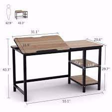 Featured Adjustable Tiltable Stand Table Board Which Can Be Fixed In Any Position From Escritorio De Madera Y Metal Muebles Para Computadora Planos De Muebles