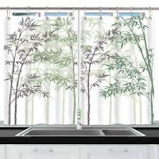 green bamboo window treatments for