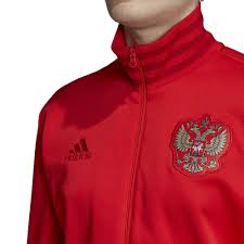 adidas Russia 3 Stripes Track 2020 Sweatshirt Red, Goalinn