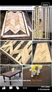 Not Just A Cheap Table Top This Could Also Be Art Chevron Table Diy Projects Patio Table